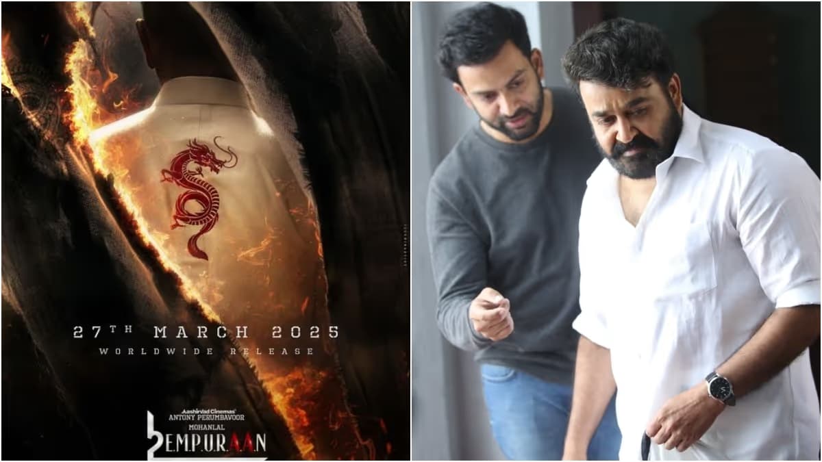 ‘L2: Empuraan’ release date out! Mohanlal starrer to hit the big screens in March 2025